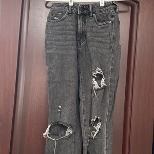 PacSun Distressed Black Jeans